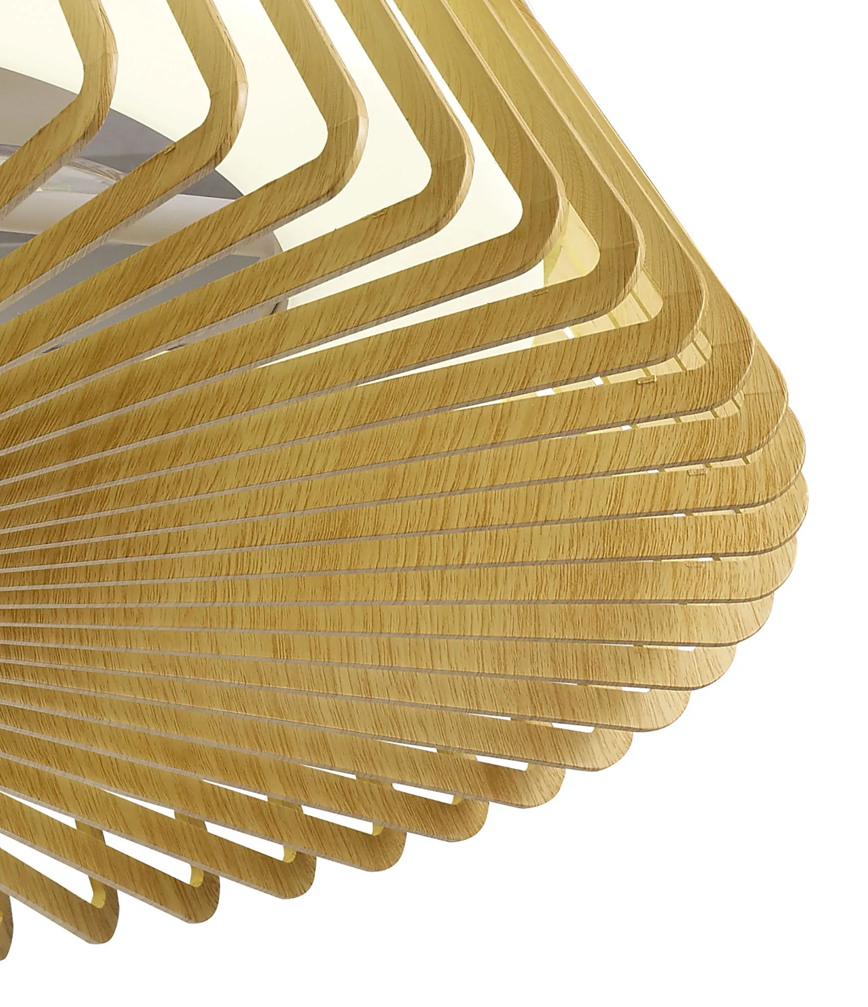 Himalaya 70W LED Dimmable Ceiling Light & Fan, Remote / APP / Voice Controlled Wood Effect M7128  Mantra Ventilacion Himalaya